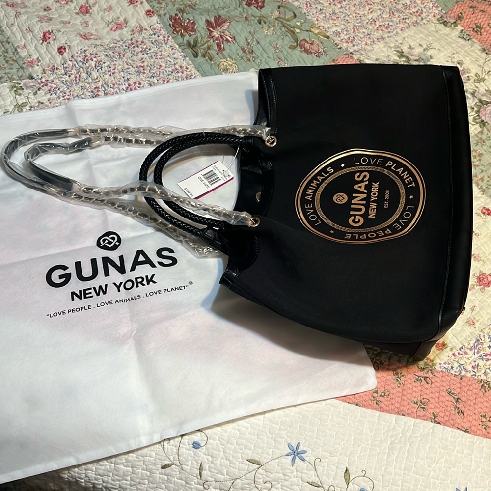 Black Tote Bag with Logo